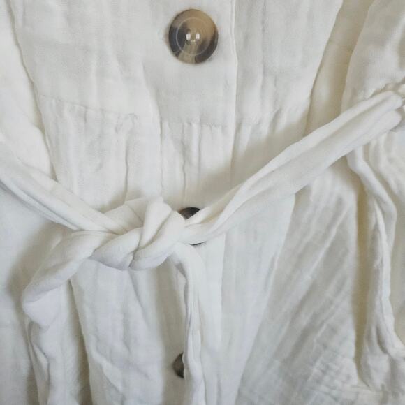 Primark Cream Button-Up Romper - Picture 2 of 6